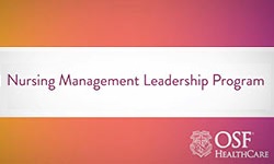 Nursing Management Leadership Program