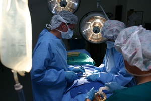 OSF Medical Group surgeons during surgery