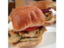 Cilantro Lime Grilled Chicken Sliders