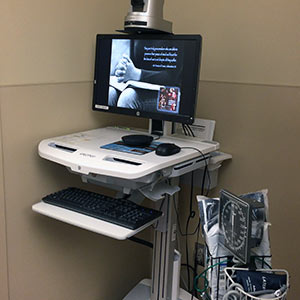 OSF Neurohospitalist telehealth cart