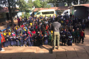 Michelle's school in rural Kenya