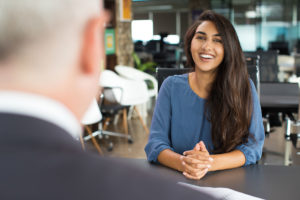 Woman Interviewing for a Job
