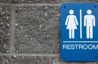 public restroom sign