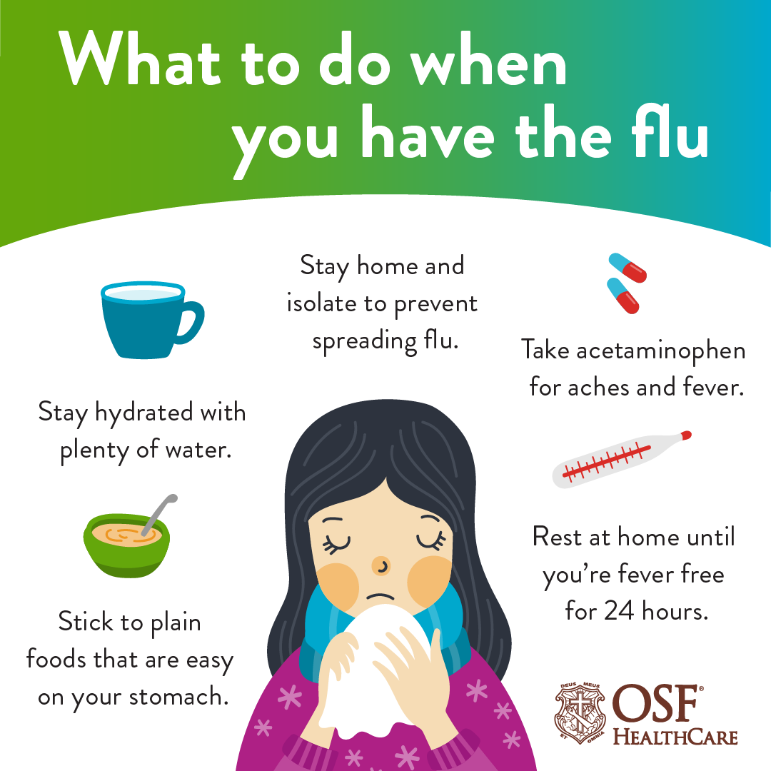 Flu treatment tips for adults