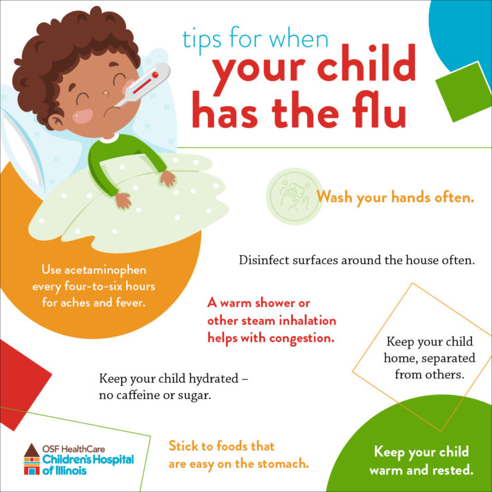 What to do if your child is sick with flu OSF HealthCare
