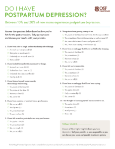 postpartum depression quiz