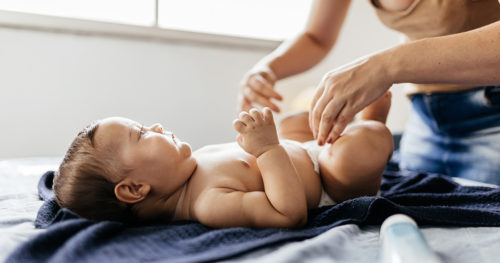 How do babies get diaper rash?