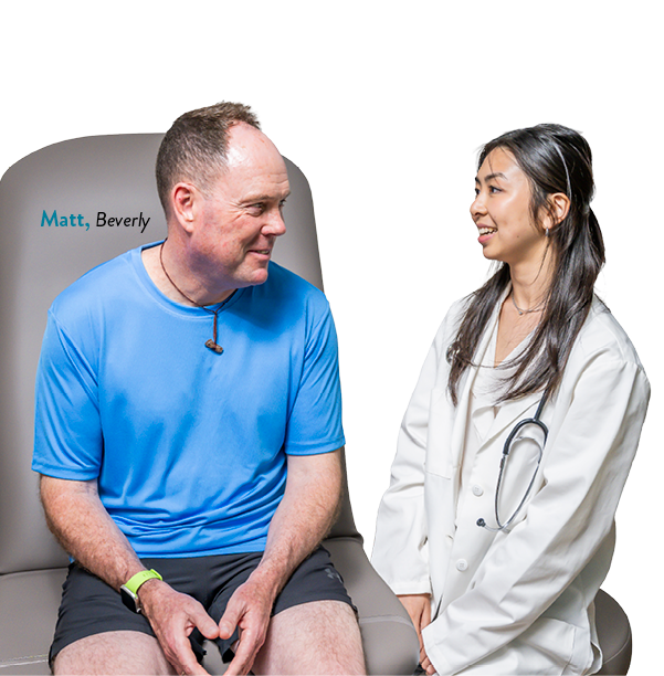 Female doctor and patient