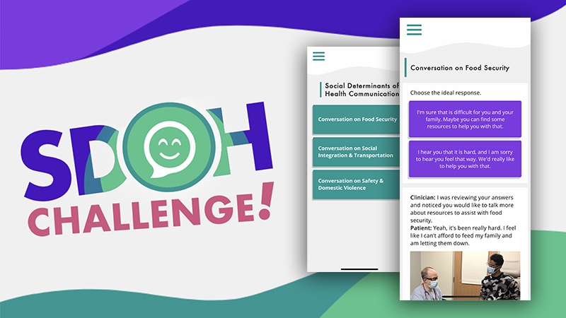 SDoH Challenge app screenshot