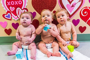 Three babies at congenital heart center