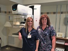 Photo of: Kristi Reinhold and Samantha Miller, Mammography Technicians at OSF HealthCare Center for Health – Streator, were instrumental in the ACR accreditation for 3D Mammography.