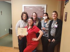 Brittany Boughton, LPN, and her team