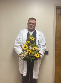 Congratulations to our Mission Partner, Wiley Johnston, multi-modality imaging tech, from OSF Holy Family, on his Sunflower Award.