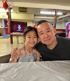 Kiet Tran and daughter