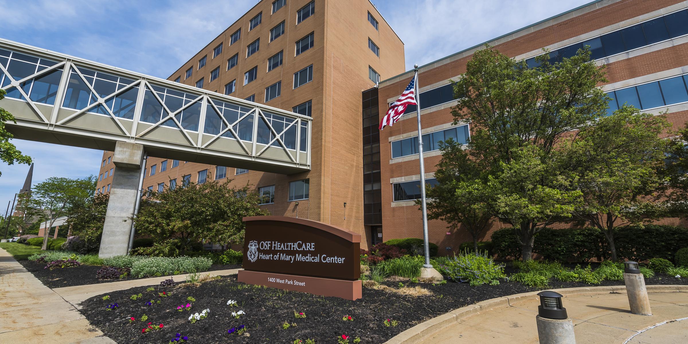 OSF Heart of Mary Medical Center, 1400 W. Park Street, Urbana, Illinois, 61801