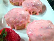 Strawberry Muffins with Cream Cheese Frosting