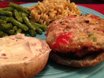 Caliente Turkey Burgers with Chipotle Mayo