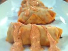 Chili Cheese Egg Rolls with Southwestern Sauce