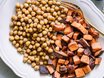 Roasted Sweet Potatoes and Chickpeas